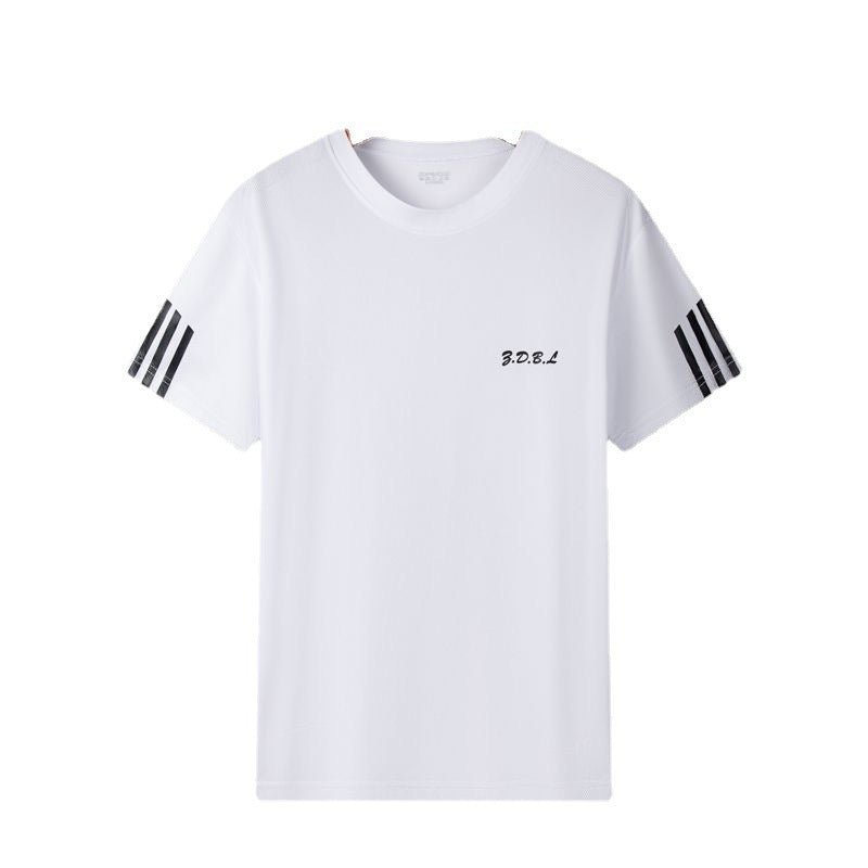 T-shirt à manches ample à séchage rapide, short de basketball, entraînement et course à pied
