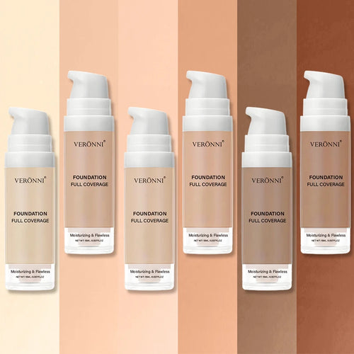 Fond de Teint Liquide Longue Tenue — Couvrance Complète & Waterproof